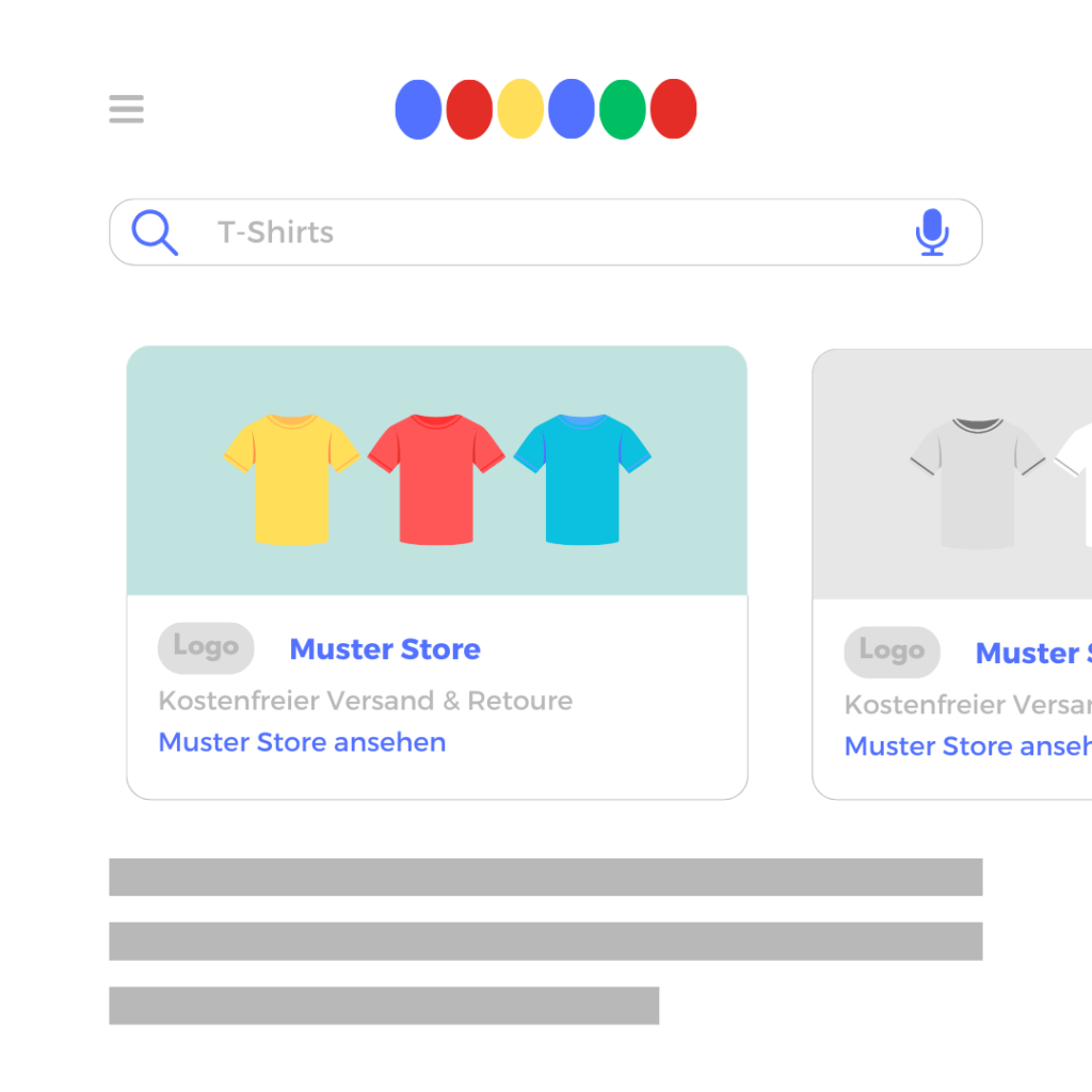 google shopping agentur typen google komma99