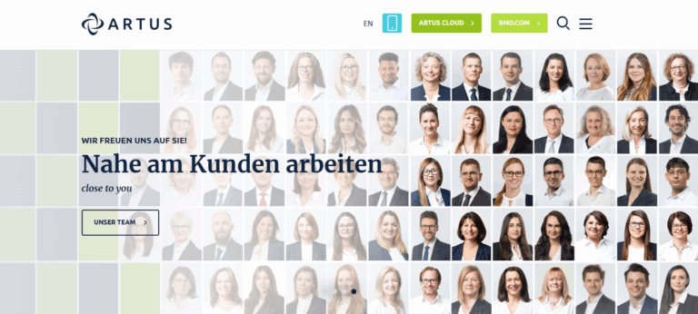 SEO Linz 16 Artus Homepage