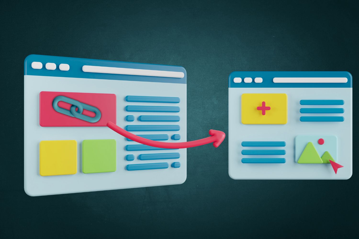 Grafische Darstellung von Backlinks