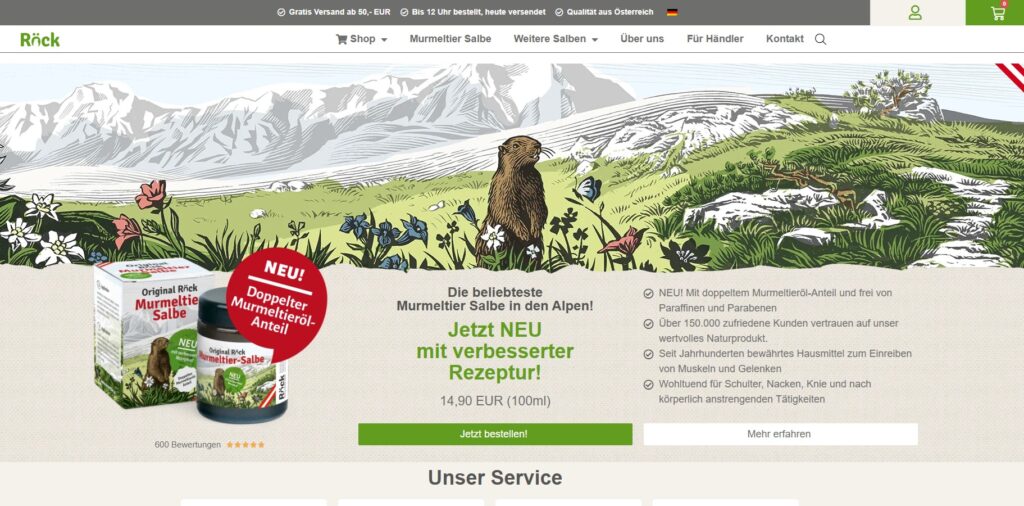 roeck naturprodukte homepage