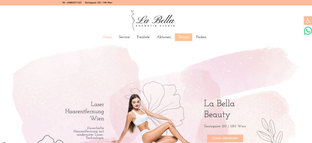 LaBellaBeauty Local SEO Referenz