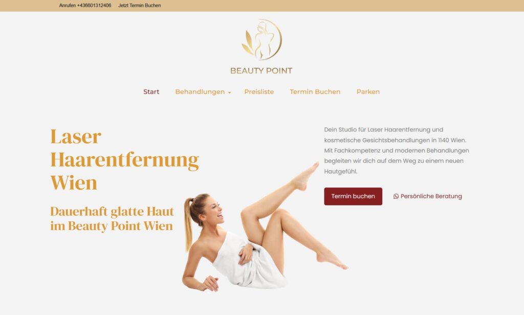 beautypoint homepage