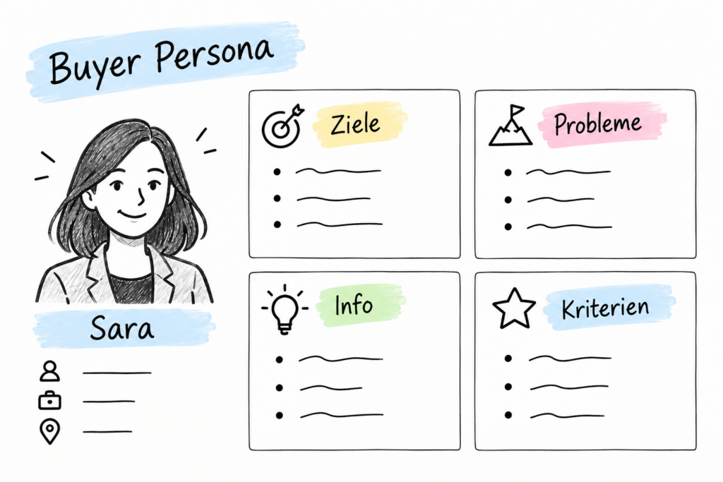 Darstellung einer Buyer Persona inkl. aller Infos