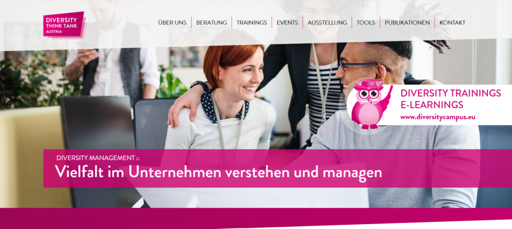 Startseite von Diversity Think Tank