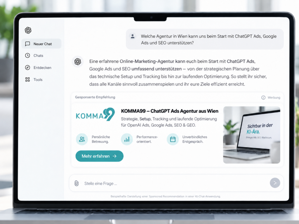 ChatGPT Ads Gesponserte Empfehlung 2